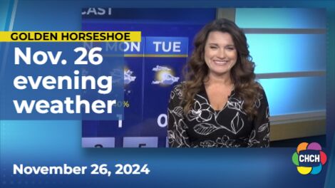 Evening weather forecast for November 26th, 2024