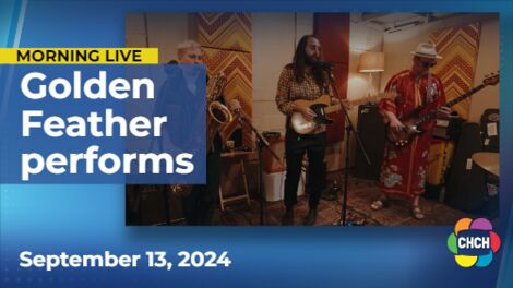 Golden Feather performs 'Never Give Up On You' ahead of Supercrawl