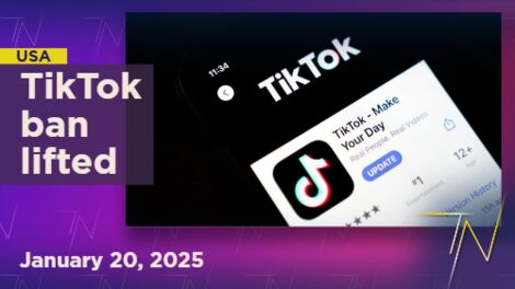 TikTok returns to U.S. after half-a-day banning