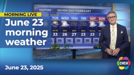 Morning weather forecast for June 23, 2025