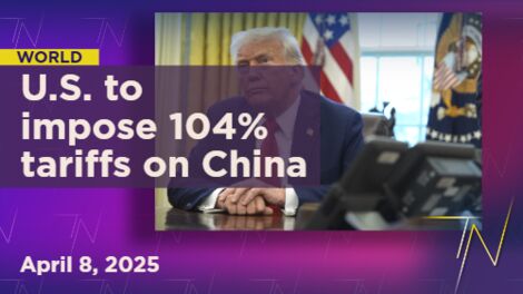 China, U.S. trade tensions escalate as Trump set to implement 104 percent tariff