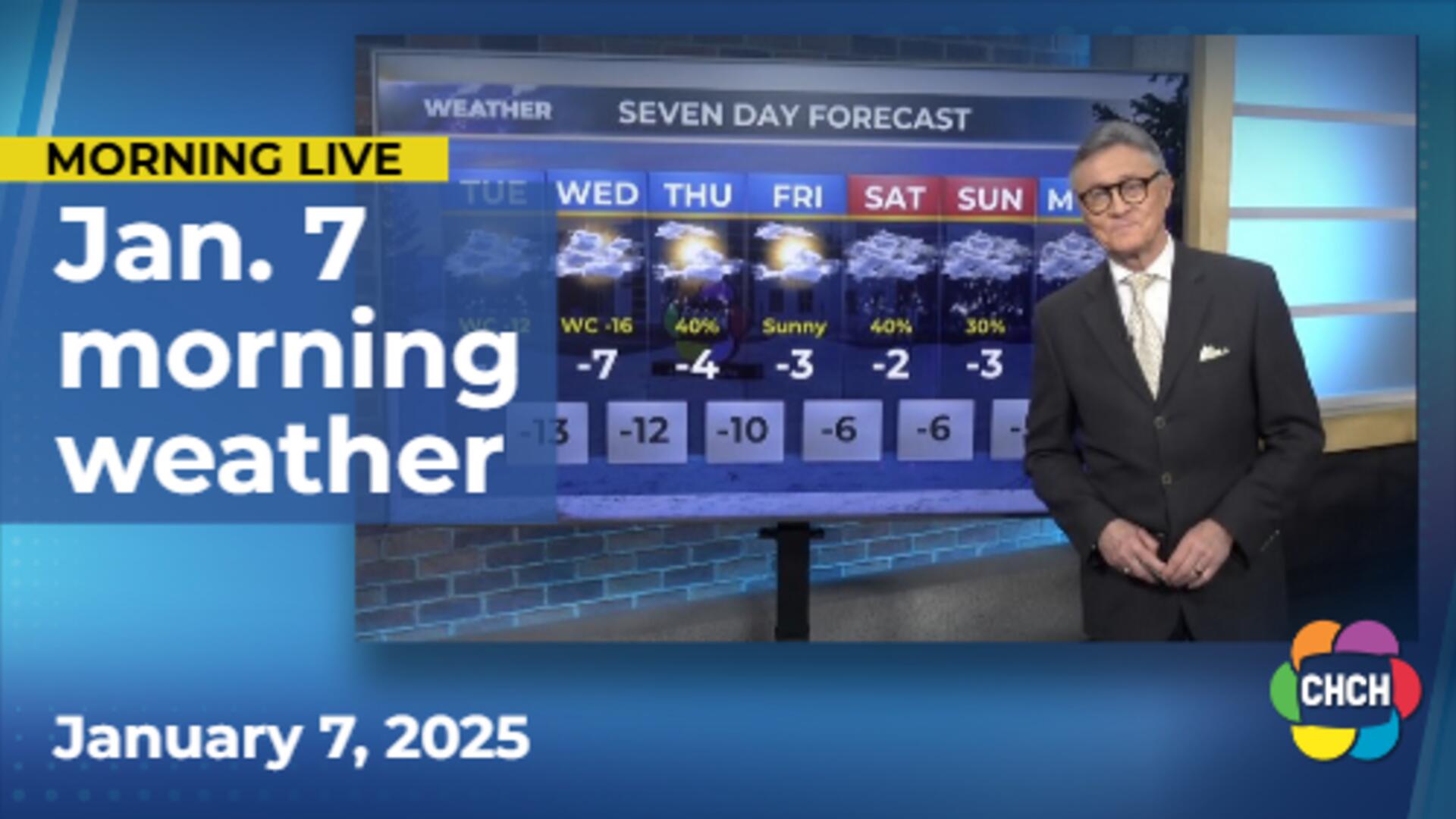 Morning weather forecast for January 7, 2025