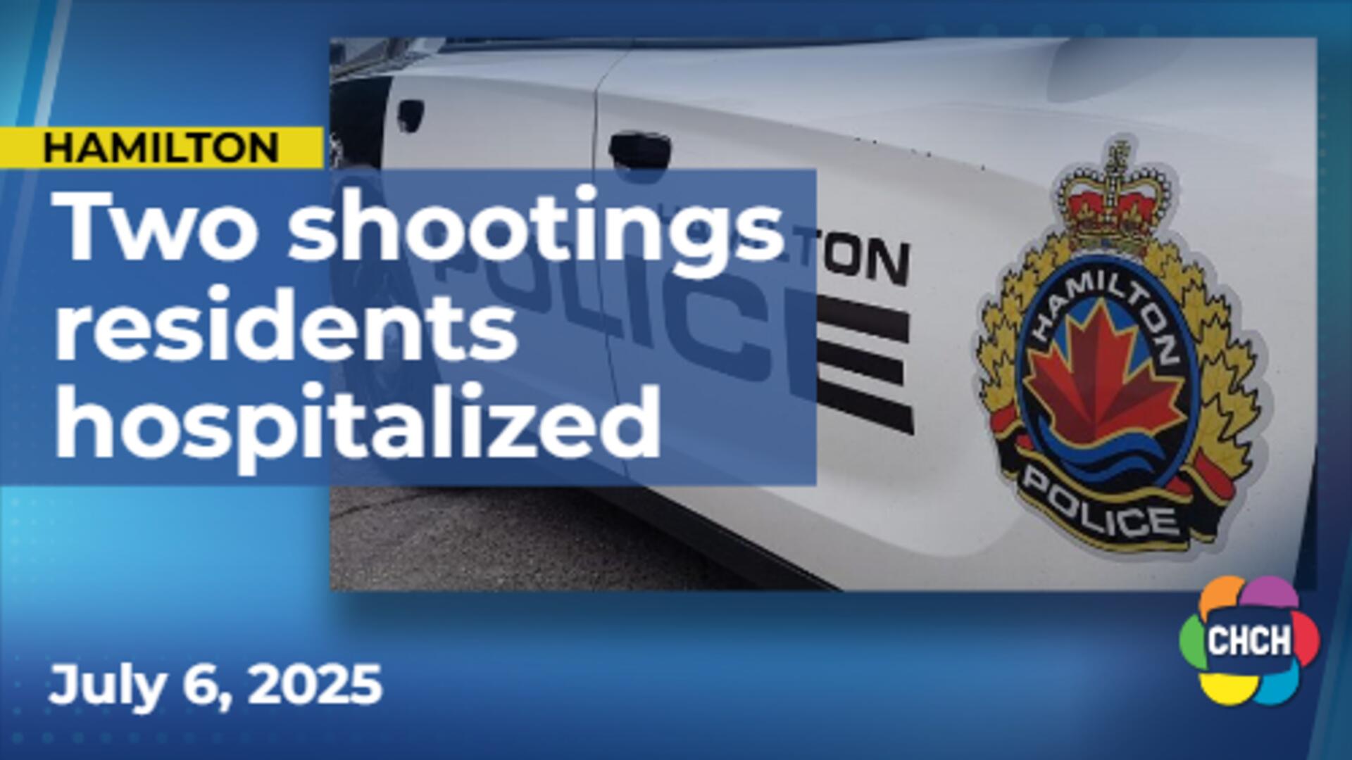 Two people seriously injured after two overnight shootings in Hamilton