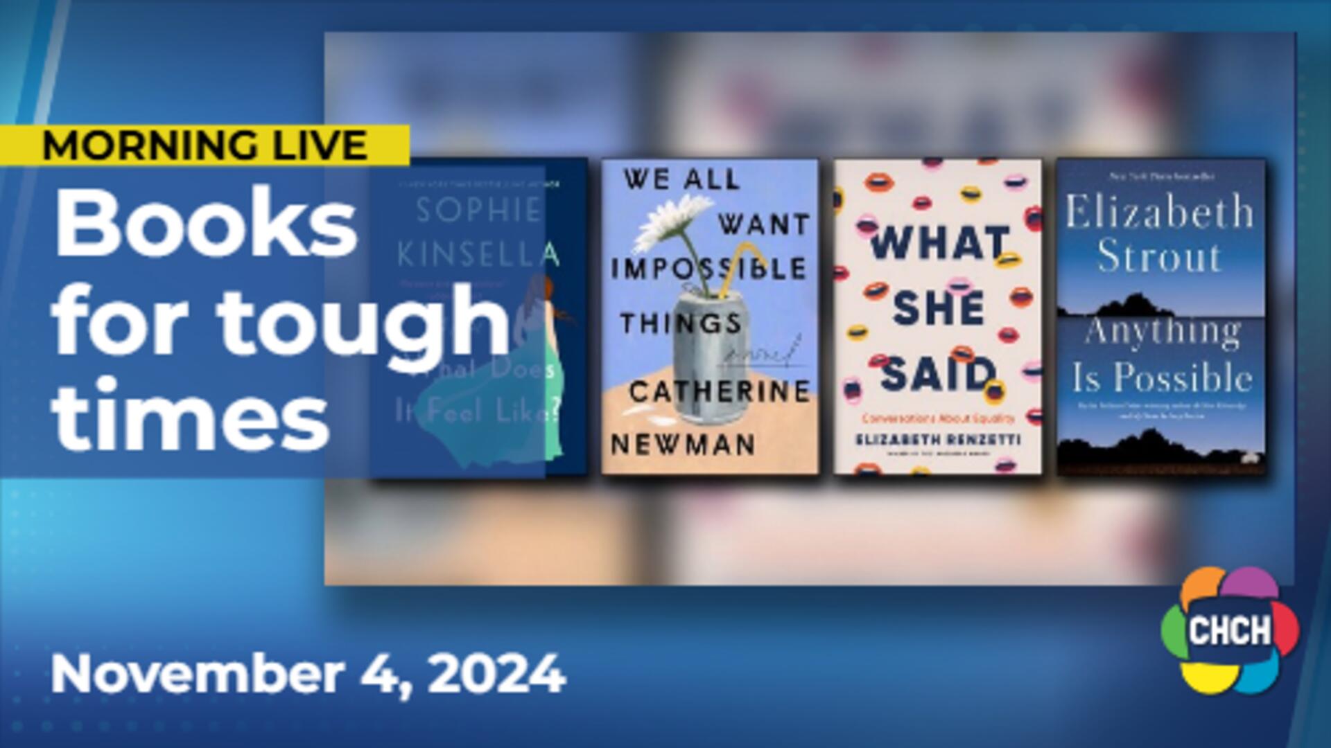 4 books that deal with 'tough times'