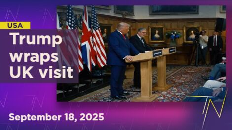 Trump wraps UK visit with praise for royal hospitality