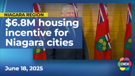 Doug Ford announces $6.8M housing incentive to cities in Niagara