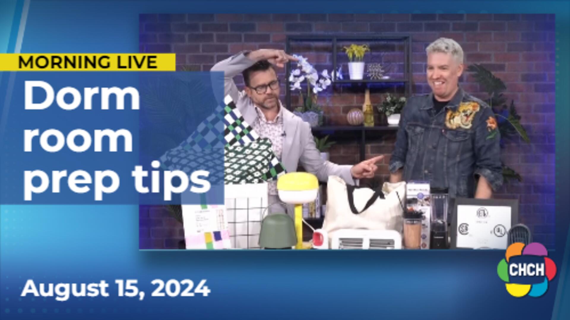 Tips and tricks for dorm room prep