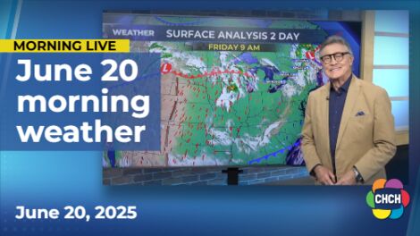 Morning weather forecast for June 20, 2025