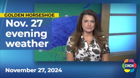 Evening weather forecast for November 27th, 2024