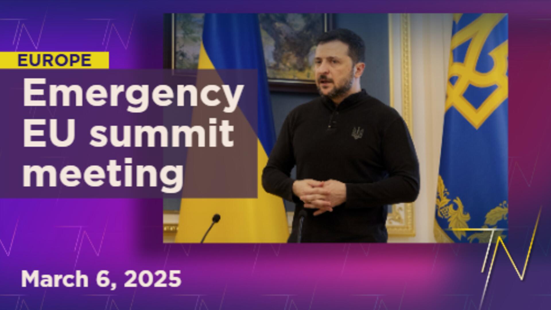 Zelenskyy, EU members hold emergency summit to discuss military security