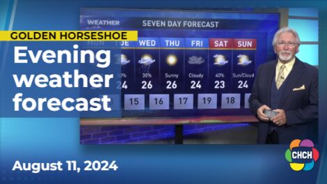 Evening weather forecast for August 11, 2024