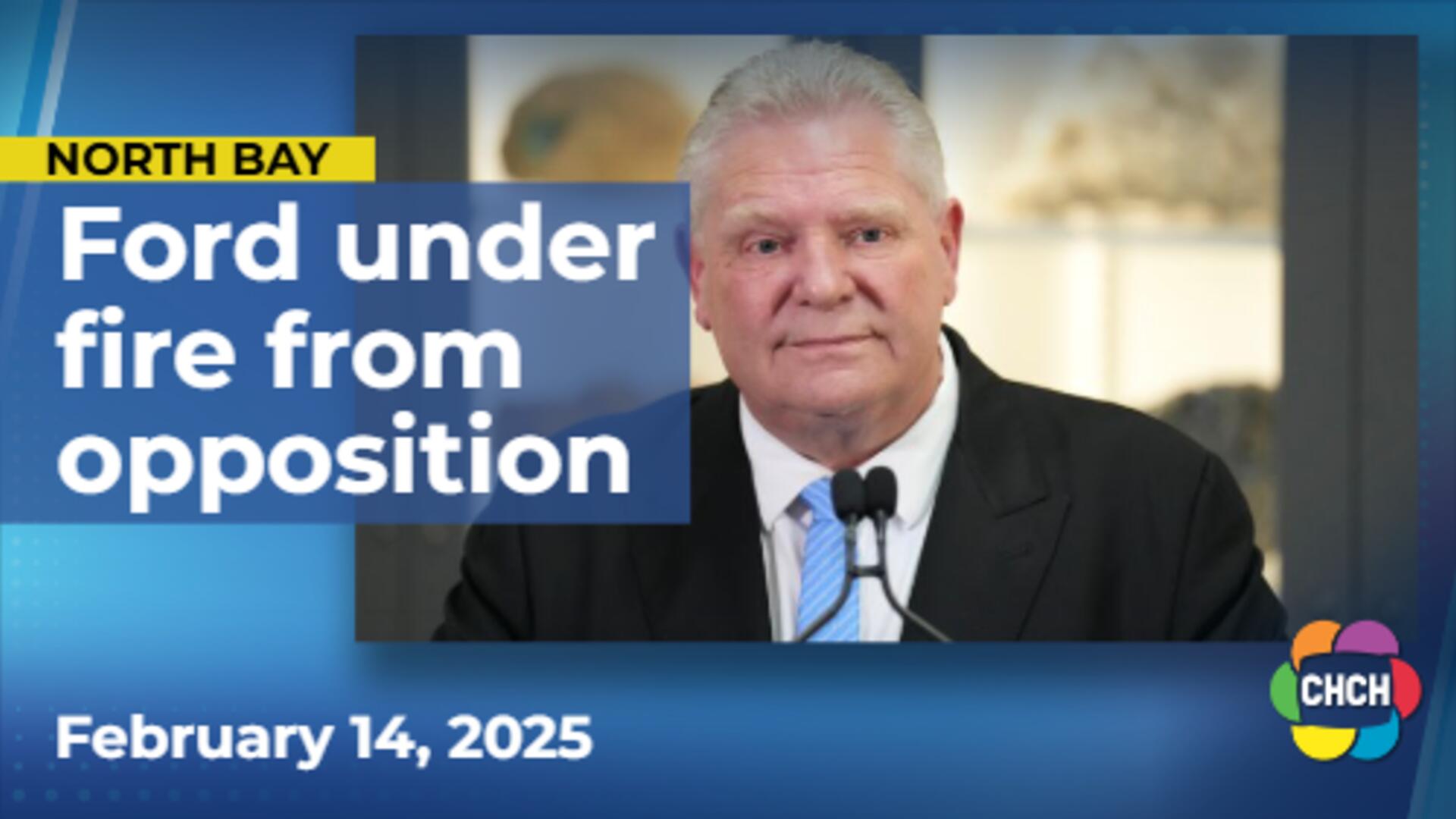 Ford faces opposition fire over housing in North Bay at first election debate