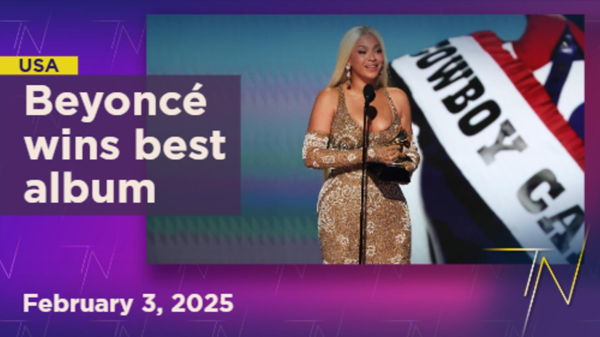 Beyoncé wins album of the year at 67th Grammy Awards