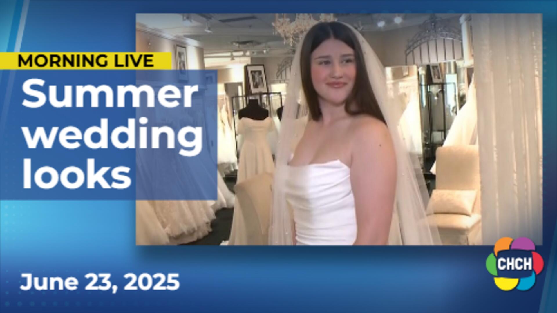 Summer wedding looks from the Burlington BIA