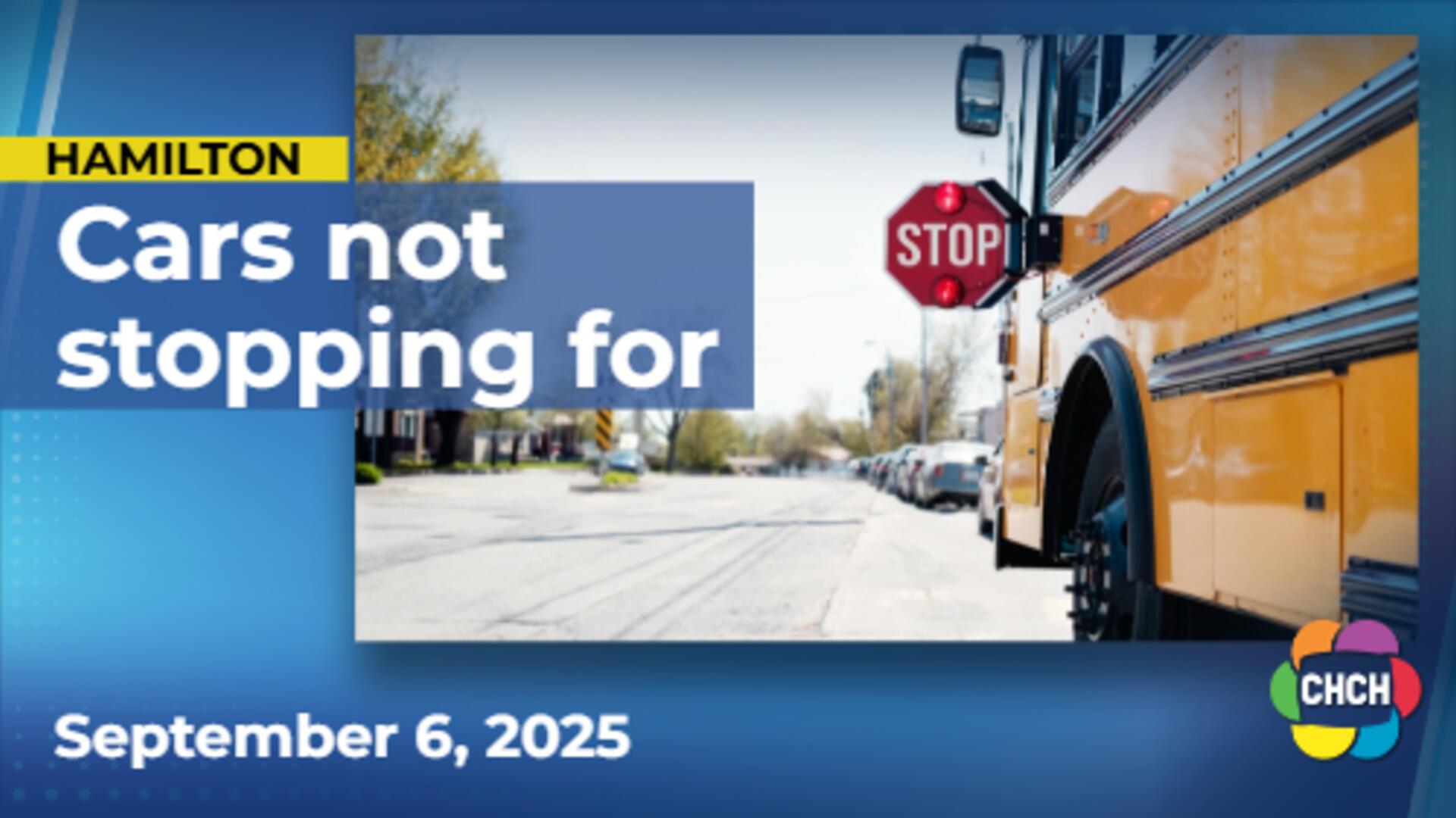 OPP: 'Disappointing first week of school' as drivers pass buses