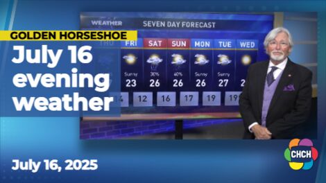 Evening weather forecast for July 16, 2025