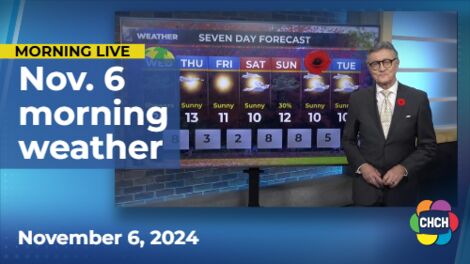 Morning weather forecast for November 6, 2024