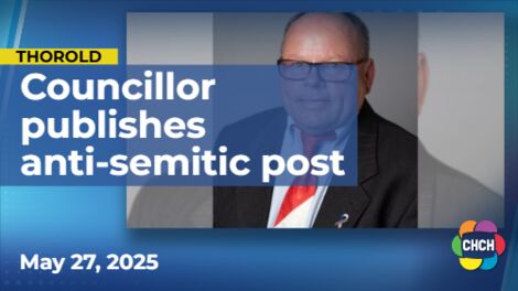 Thorold councillor loses pay, takes leave of absence after anti-Semitic Facebook post