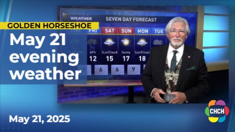 Evening weather forecast for May 21, 2025