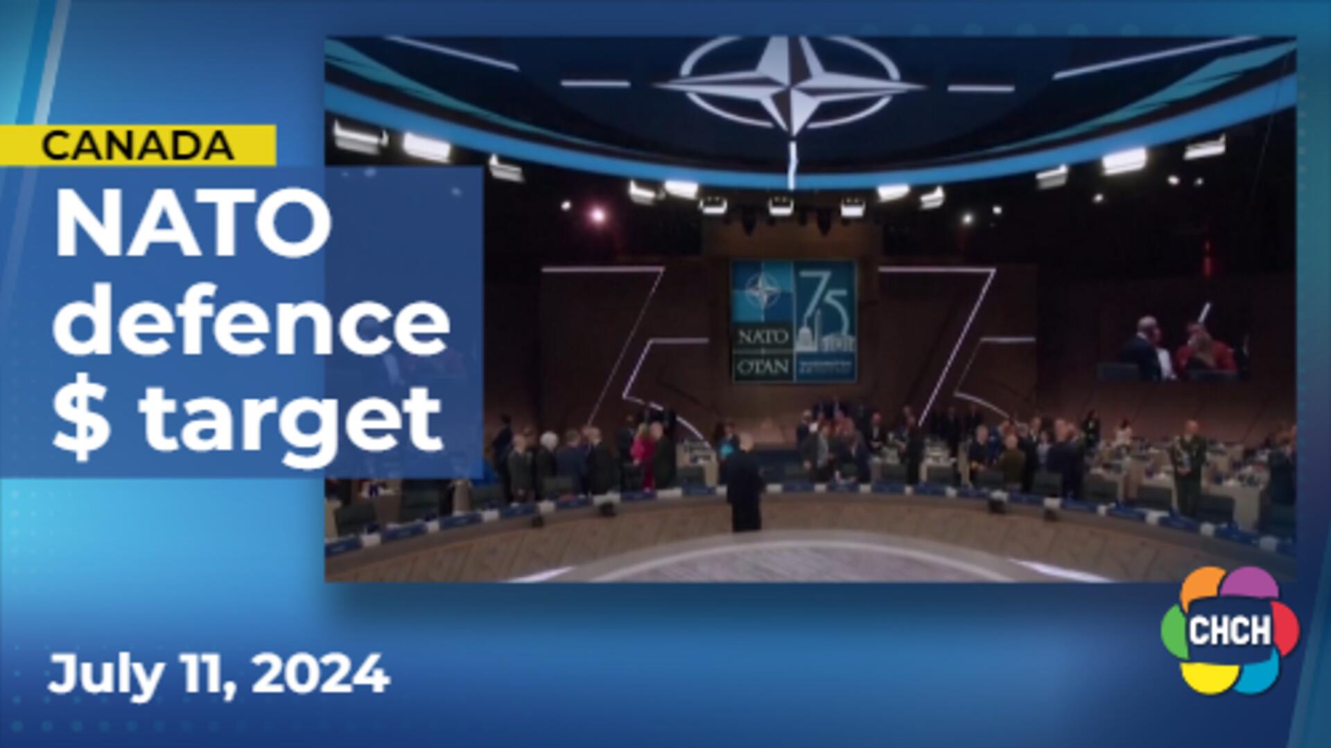 Trudeau pledges to meet NATO's military spending benchmark by 2032