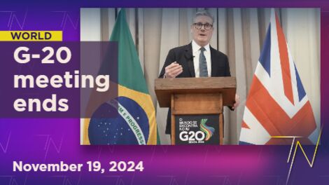 G-20 leaders call for action on hunger and climate change