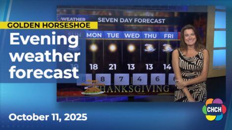 Evening weather forecast for Oct. 11