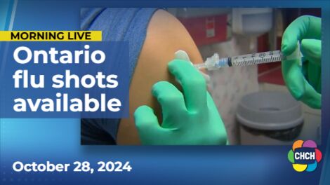 Free flu shots available in Ontario from this week