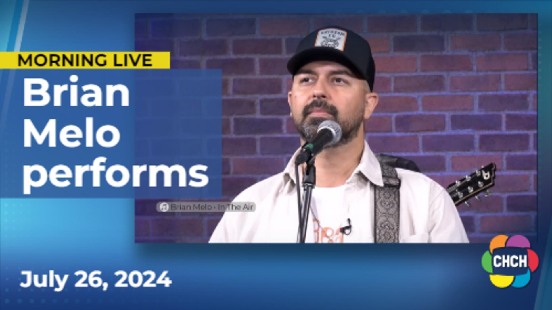 Brian Melo performs his new song 'In the air'