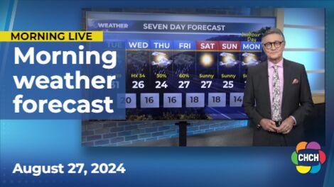 Morning weather forecast for August 27, 2024