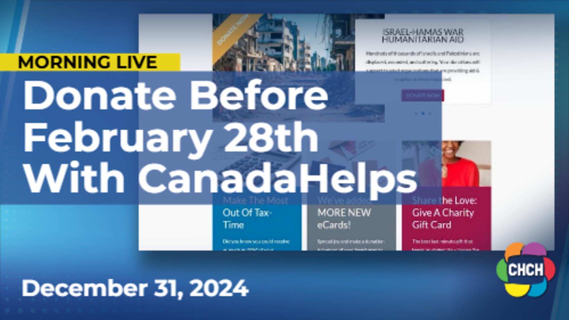 Canadians receive extension for tax credit on charitable donations