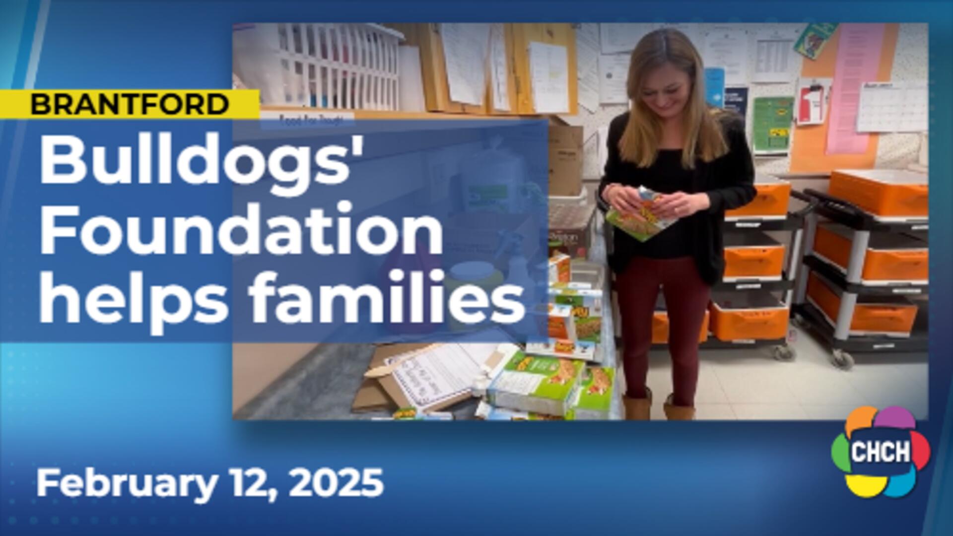 Brantford Bulldogs help fuel school nutrition programs