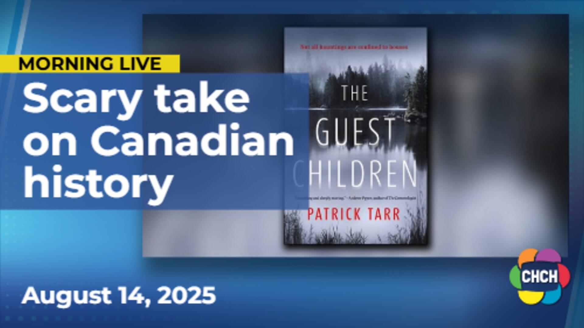Patrick Tarr's debut novel takes frightening look on a period of Canadian history