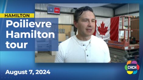 Pierre Poilievre "common-sense" campaign tour visits Hamilton