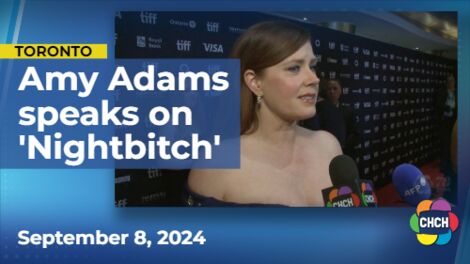 Amy Adams discusses her new role in 'Nightbitch' on TIFF carpet