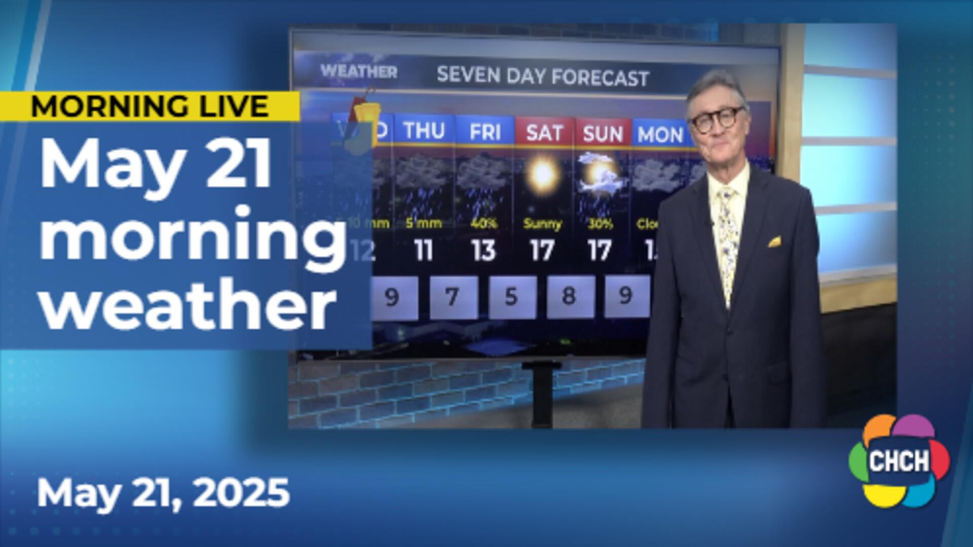 Morning weather forecast for May 21, 2025