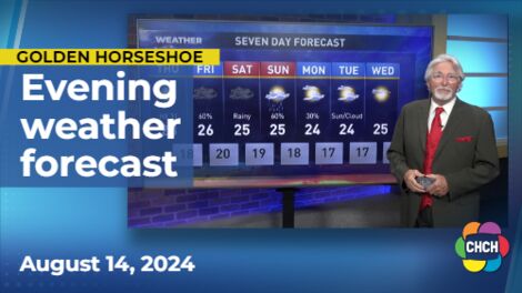 Evening weather forecast for August 14, 2024