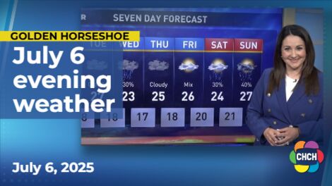 Evening weather forecast for July 6, 2025