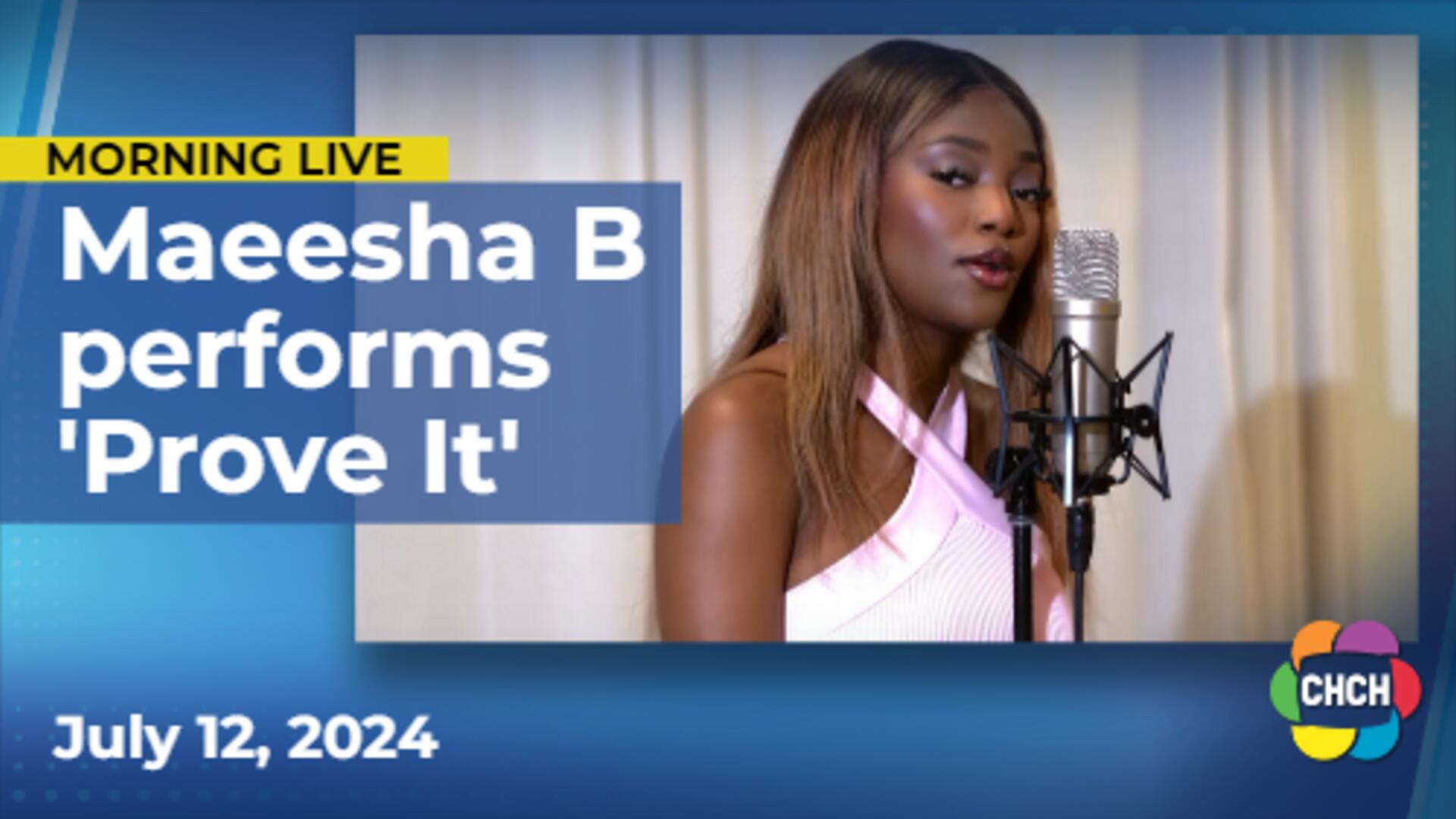 Maeesha B performs 'Prove It' for Music Friday