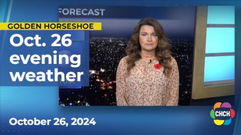Evening weather forecast for October 26, 2024