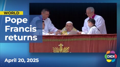 Pope Francis returns with Easter message of Hope