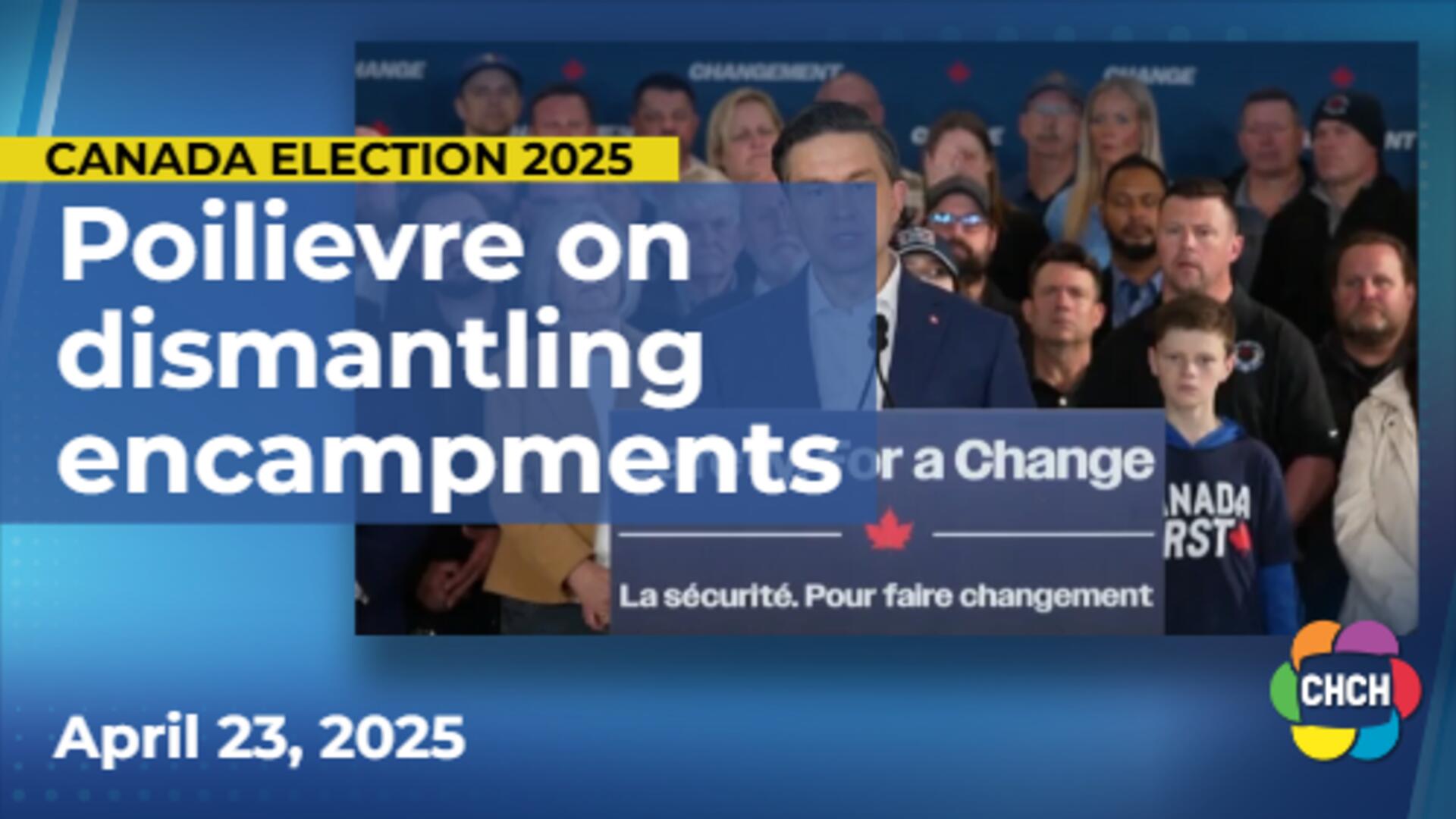 Poilievre stops in Stoney Creek as federal leaders make their final pitches to voters