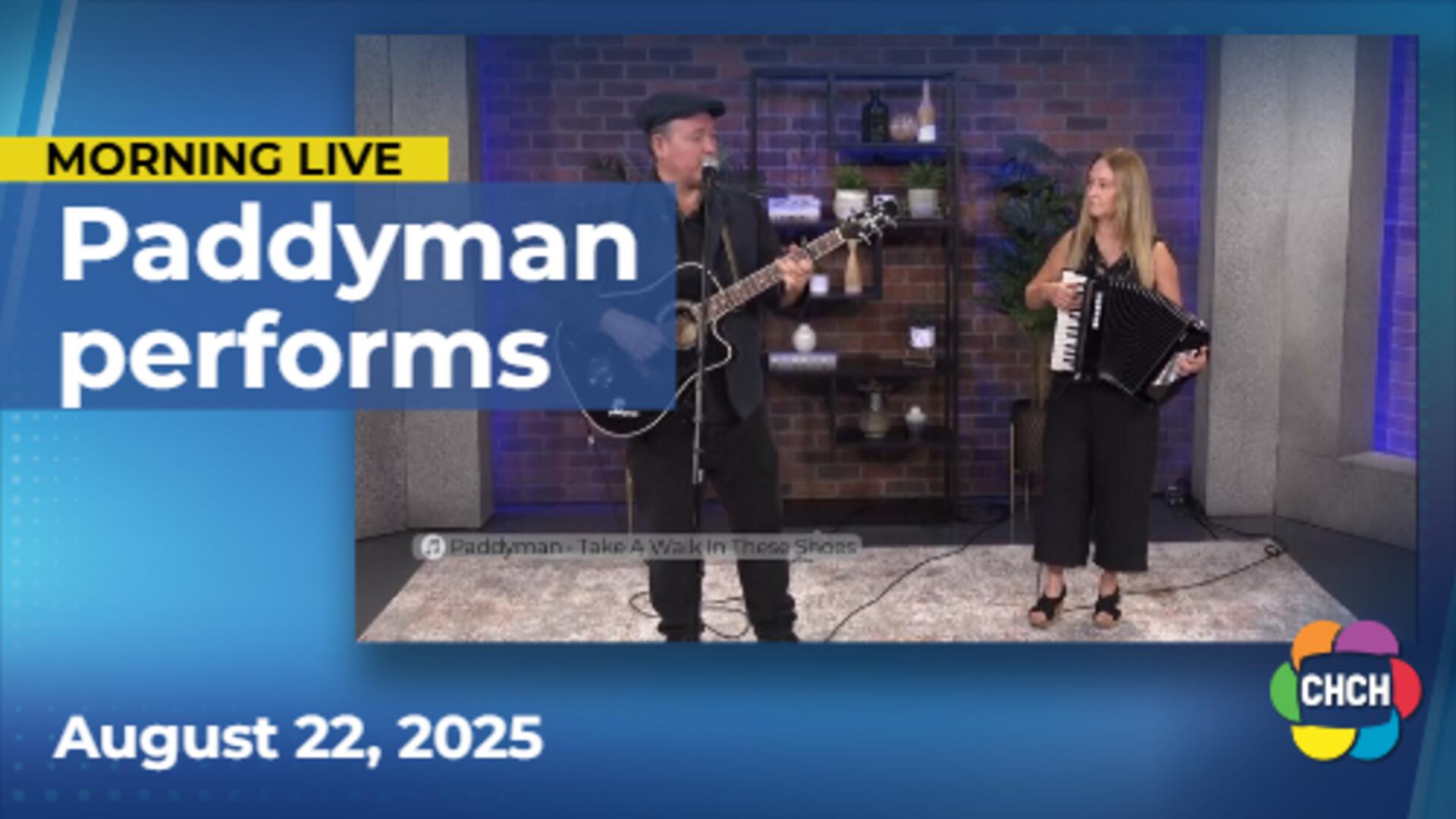 Paddyman performs 'Take a Walk in These Shoes' on Music Friday