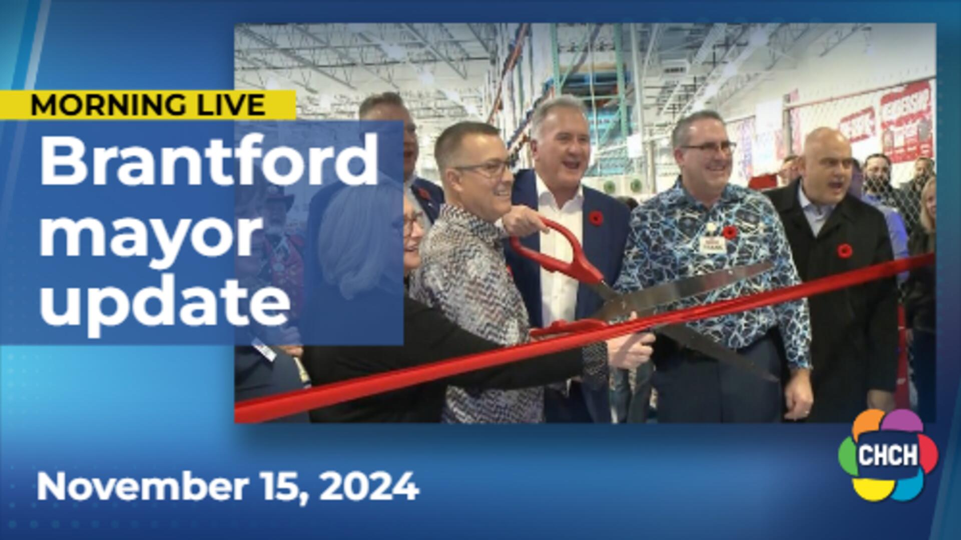 Brantford mayor discusses Costco, mental health issues and rent geared to income