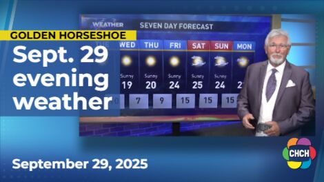 Evening weather forecast for Sept. 29