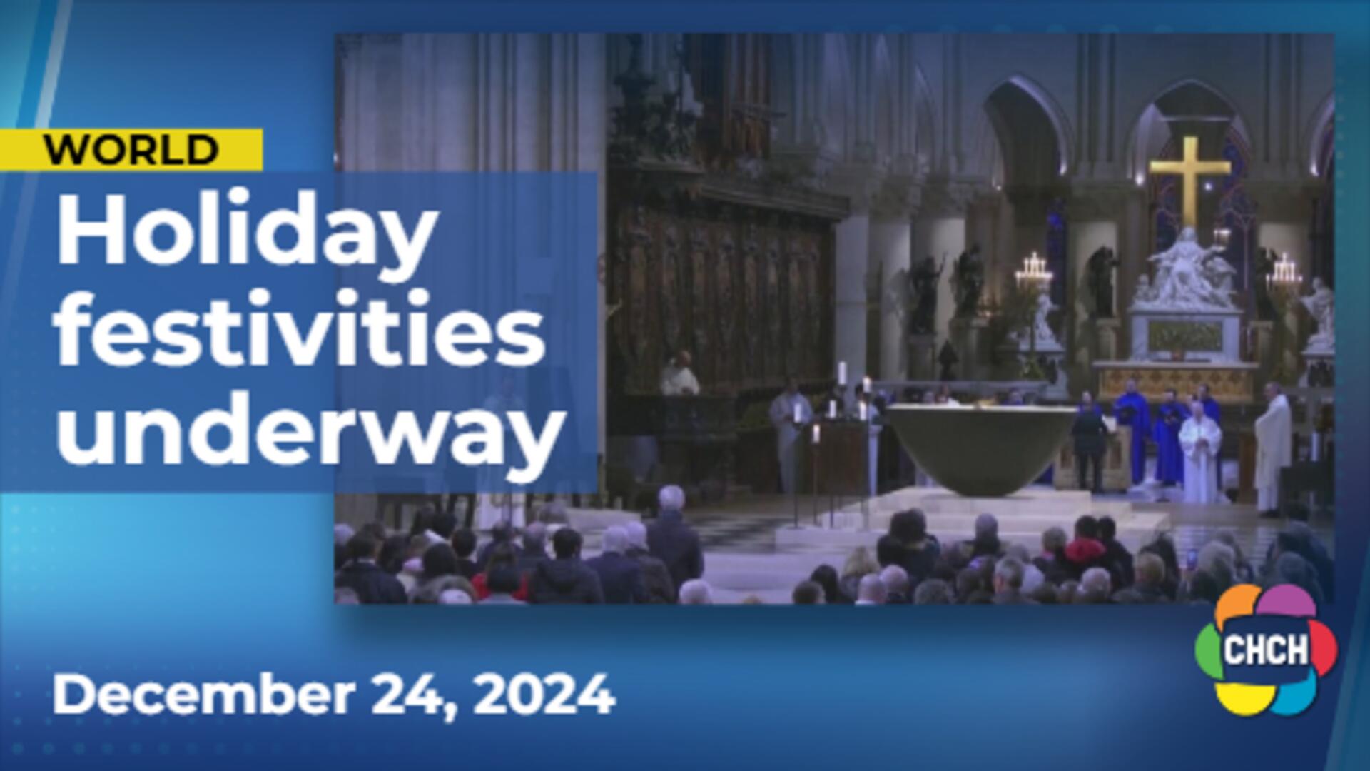 Global Christmas and religious celebrations get underway