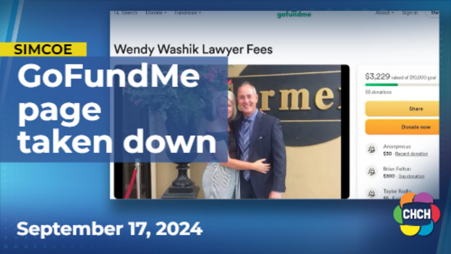 GoFundMe page taken down for Simcoe woman charged with assault with a water gun