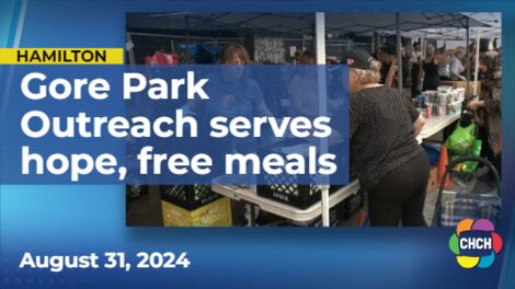 Gore Park Outreach serving hope with free meals to the community