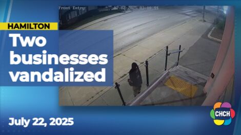 Two Hamilton businesses vandalized with white supremacist graffiti