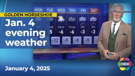 Evening weather forecast for January 4, 2024