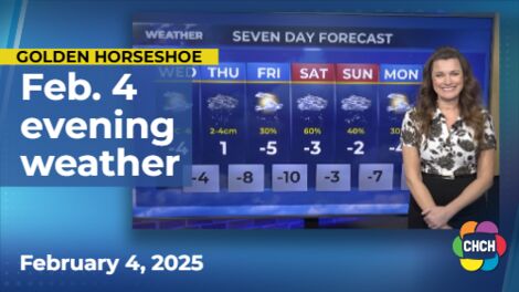 Evening weather forecast for February 4, 2025